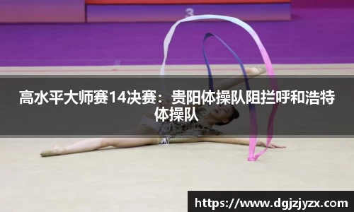 高水平大师赛14决赛：贵阳体操队阻拦呼和浩特体操队
